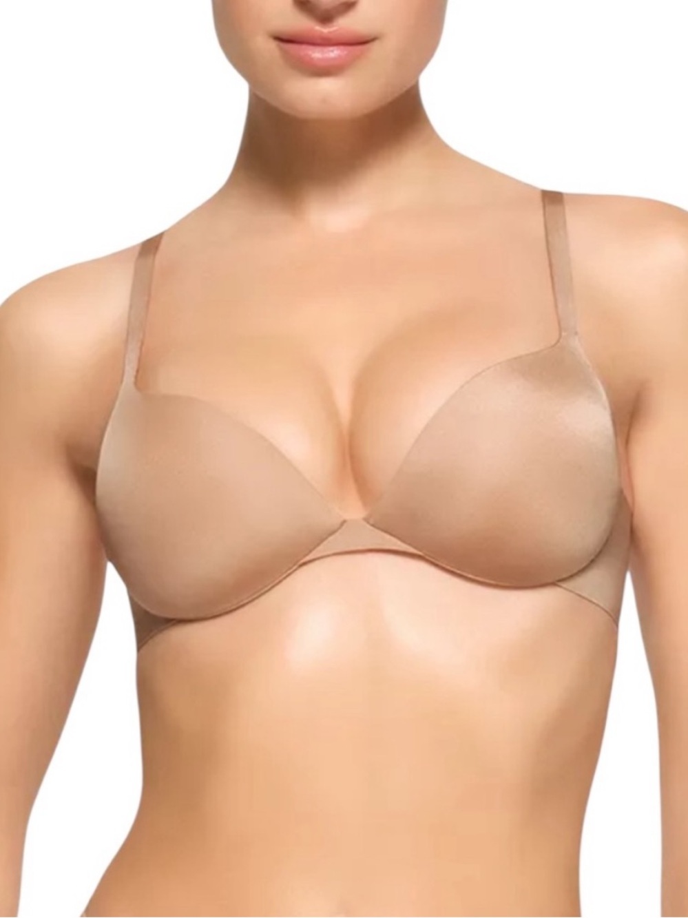 SKIMS BODY WIRELESS SUPER PUSH-UP BRA 32DDDD MICA